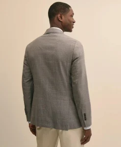 Classic Fit Wool Overcheck Glen-Plaid Sport Coat