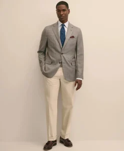 Classic Fit Wool Overcheck Glen-Plaid Sport Coat