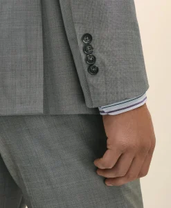 Classic Fit Wool Sharkskin 1818 Suit