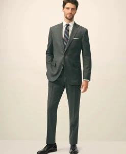 Classic Fit Wool Windowpane 1818 Suit