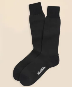 Cotton Bird's Eye Crew Socks