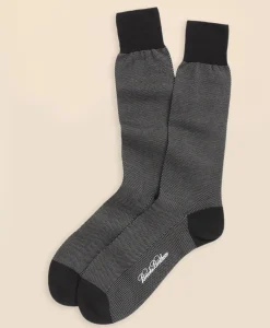 Cotton Bird's Eye Crew Socks
