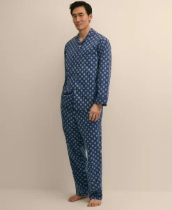 Cotton Broadcloth Foulard Pajamas