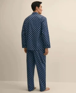 Cotton Broadcloth Foulard Pajamas