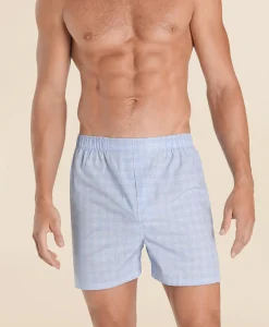 Cotton Broadcloth Glen Plaid Boxers