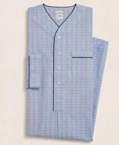 Cotton Broadcloth Glen Plaid Nightshirt
