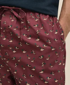 Cotton Broadcloth Mallard Lounge Pants
