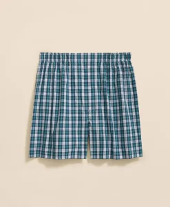 Cotton Broadcloth Plaid Boxers