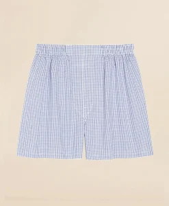 Cotton Broadcloth Small Check Boxers
