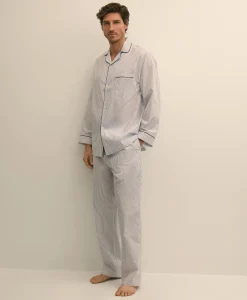 Cotton Broadcloth Stripe Pajamas