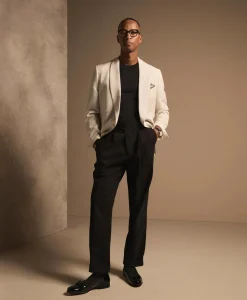Cotton Herringbone Gurkha Pants