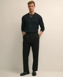 Cotton Herringbone Gurkha Pants
