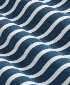 Cotton Indigo-Dyed Heavyweight Mariner Stripe Long-Sleeve T-Shirt