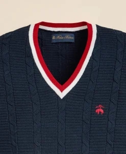 Cotton Lightweight Tennis Sweater