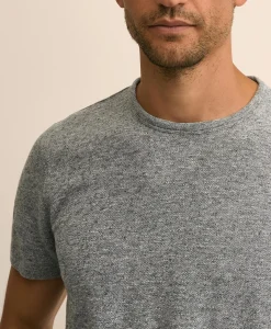 Cotton-Linen Pique T-Shirt