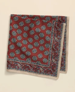 Cotton Medallion Print Neckerchief