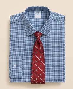 Cotton Non-Iron Twill Spread Collar Dress Shirt