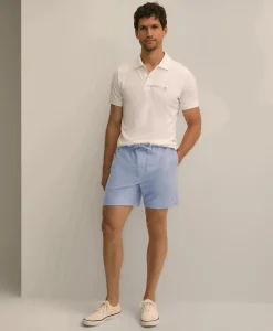 Cotton Oxford Lounge Shorts