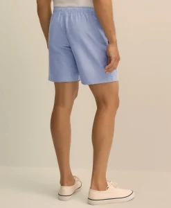 Cotton Oxford Lounge Shorts