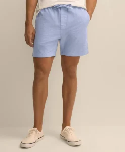 Cotton Oxford Lounge Shorts