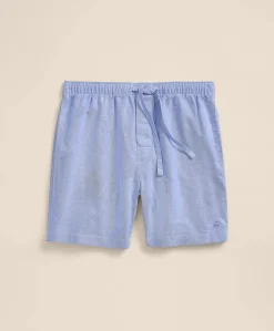 Cotton Oxford Lounge Shorts