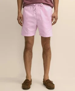 Cotton Oxford Lounge Shorts