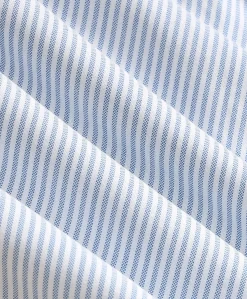 Cotton Oxford Stripe Lounge Shorts
