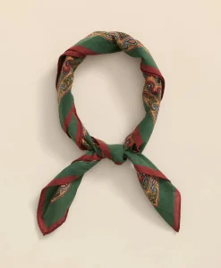 Cotton Paisley Foulard Print Neckerchief