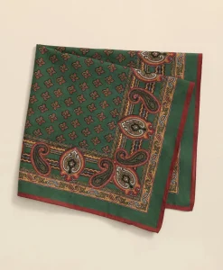 Cotton Paisley Foulard Print Neckerchief