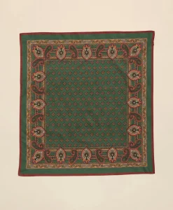 Cotton Paisley Foulard Print Neckerchief