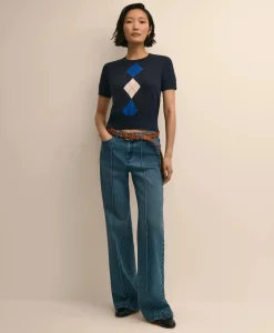 Cotton Pintuck Jeans