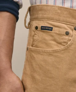 Cotton 5-Pocket Corduroy Pants