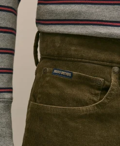 Cotton 5-Pocket Corduroy Pants