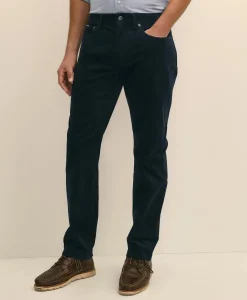 Cotton 5-Pocket Corduroy Pants