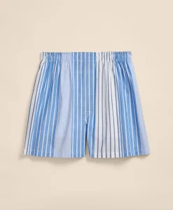 Cotton Poplin Stripe Boxers