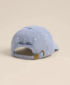 Cotton Seersucker Baseball Hat