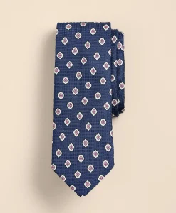 Cotton-Silk Stamp Tie