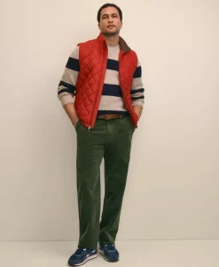 Cotton Wide-Wale Corduroy Pants