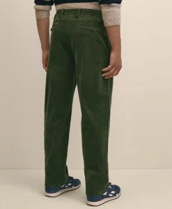 Cotton Wide-Wale Corduroy Pants
