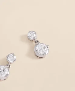 0.5 CT. Lab-Grown Diamond 14k Gold Drop Earrings