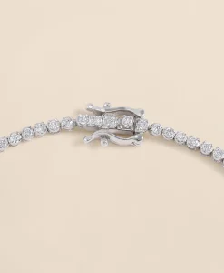 1 CT. Lab-Grown Diamond 14k Gold Link Bracelet