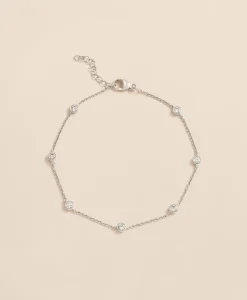 0.5 CT. Lab-Grown Diamond 14k Gold Station Bracelet
