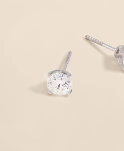 1 CT. Lab-Grown Diamond 14k Gold Stud Earrings