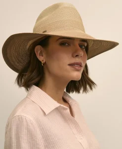 Eugenia Kim Ombre Packable Fedora Hat
