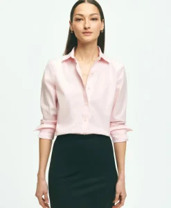 Fitted Non-Iron Stretch Supima® Cotton Dress Shirt