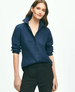 Fitted Non-Iron Stretch Supima® Cotton Dress Shirt