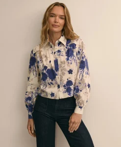 Floral Cropped Blouse