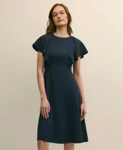 Flutter-Sleeve Dress