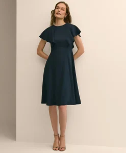 Flutter-Sleeve Dress