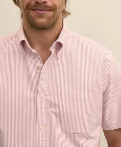 Friday Shirt, Oxford Candy Stripe, Short Sleeve